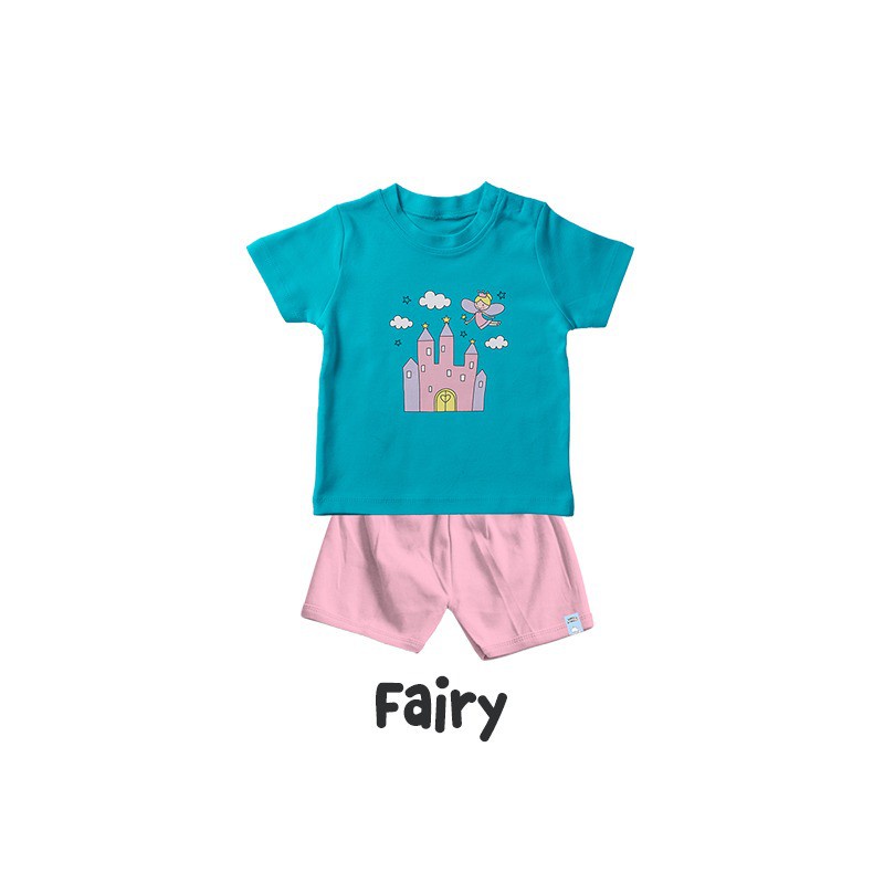 Setelan Anak 1-8 Thn / Kaos Bayi dan Anak Lucu Gambar SHARK TRAIN KATUN COMBED