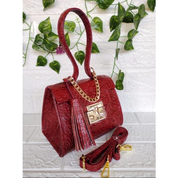 PROMO TAS ANDIN IKATAN Cinta bahan  KULIT