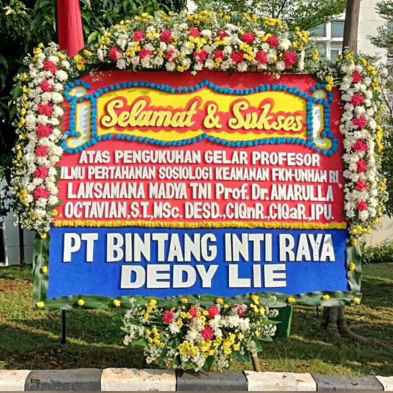 Bunga papan/bunga papan ucapan/karangan bunga wedding/karangan bunga wisuda