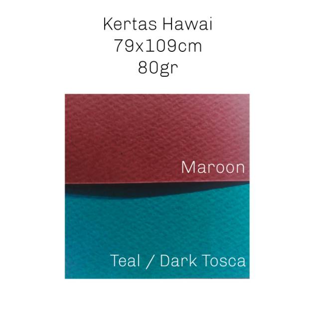Kertas Hawai Tipis 80gr Plano 79x109cm