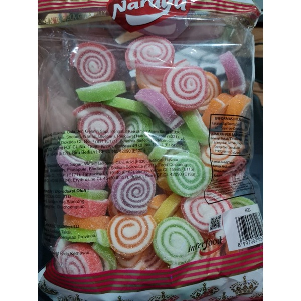 

PERMEN MANIS ENAK jelly aneka rasa bentuk kotak atau bulat 400grm