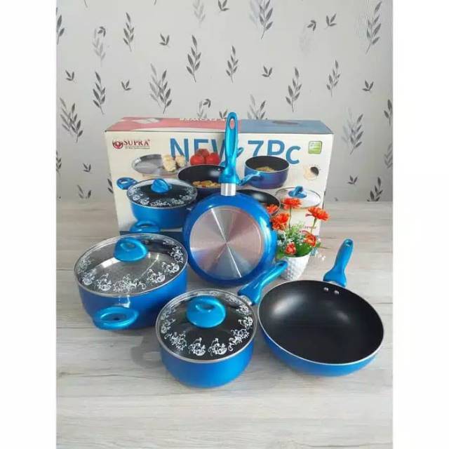 SUPRA PANCI SET 7 PCS ROSEMARY COOKWARE