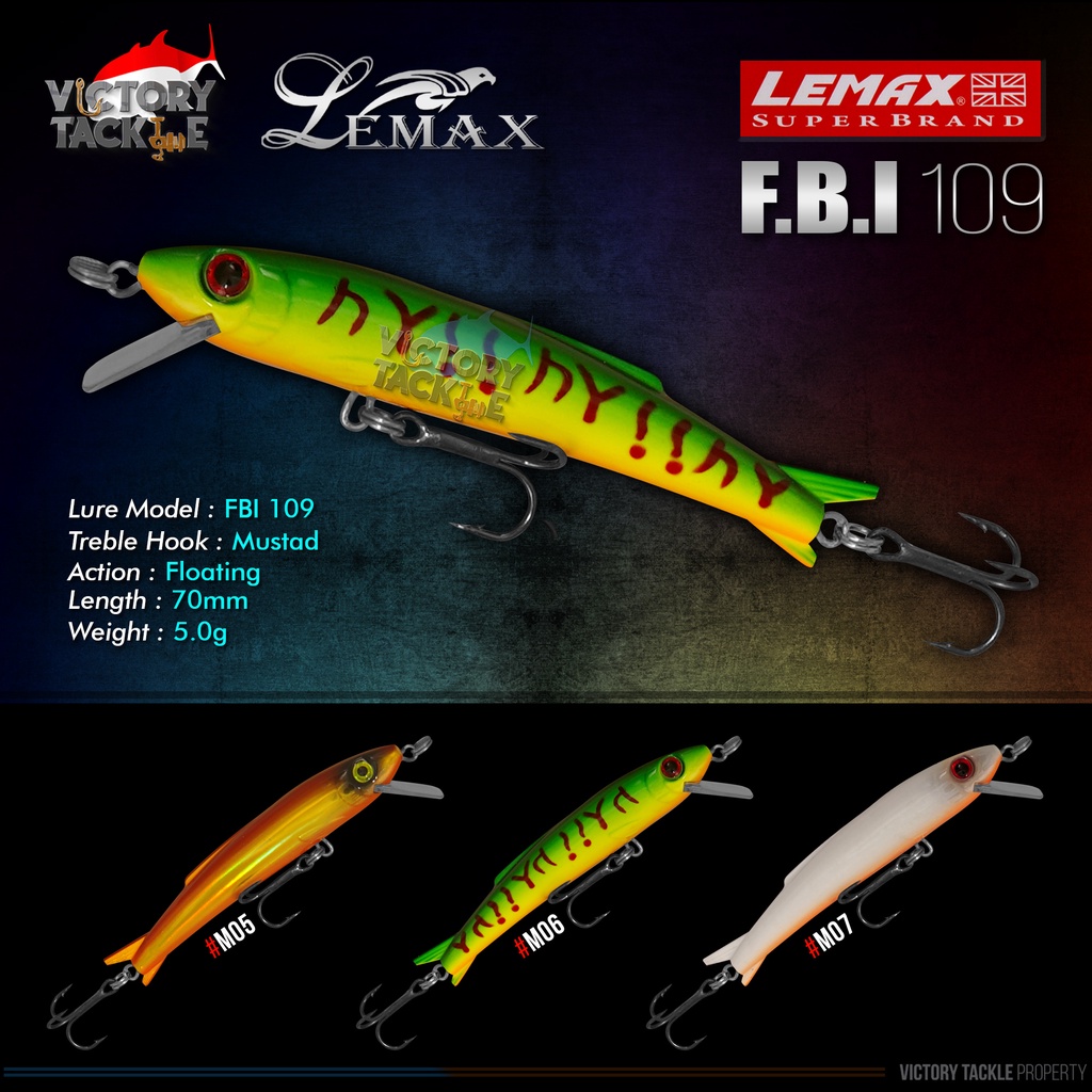 UMPAN PANCING LEMAX LURE FBI-109