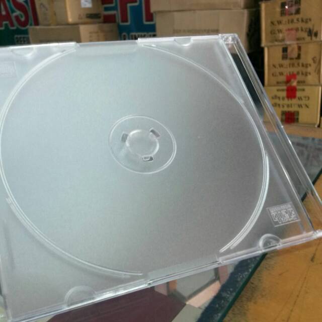 Box Case Casing CD DVD Plastik Mika Bening Transparan Single GTPRO