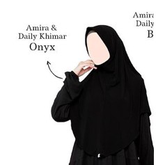NEW DAILY & DAILY WAVE KHIMAR Atelier Angelina Original TERBARU Maret-April 2022-DK HP Onyx M