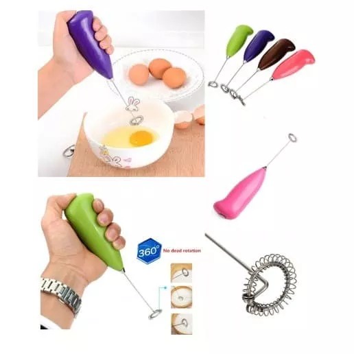 Mixer Mini Electric Hand Mixer Tangan Elektronik Murah Pengaduk Telur Kopi Adonan Portable Mini Hand Mixer