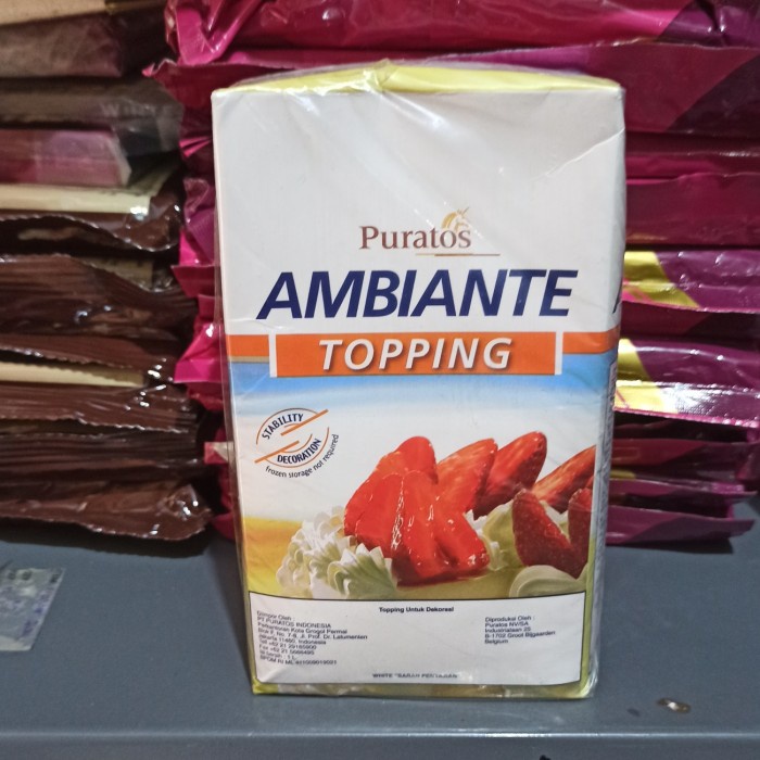 

Krim- Ambiante Whipping Cream Non Dairy 1 Liter Manis -Krim.