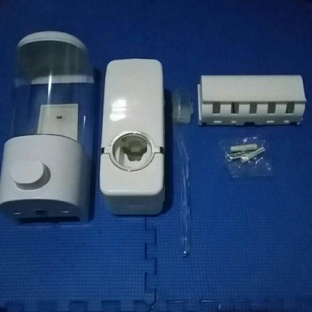 [ Cod ] Paket Murah Dispenser Sabun Cair Shampoo Single Dan Tempat Sikat Gigi Dan Pasta Gigi / Odol