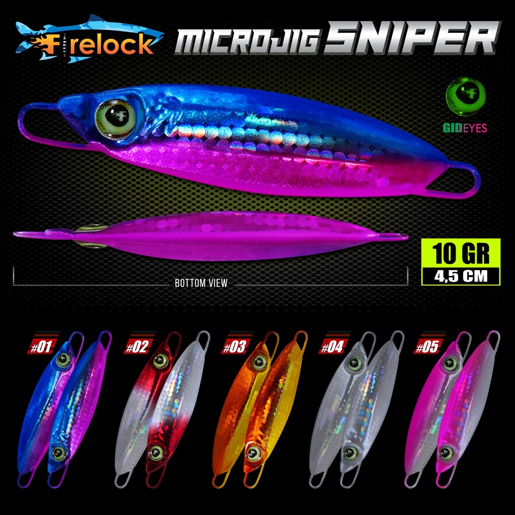 UMPAN PANCING metal jig MICRO JIG FIRELOCK SNIPER 10 GRAM