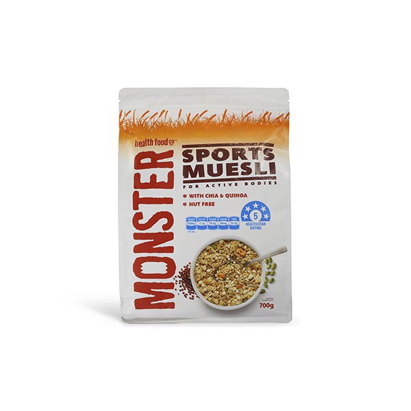 Khas MONSTER Sports Muesli 700gr cereal sereal Sport chia