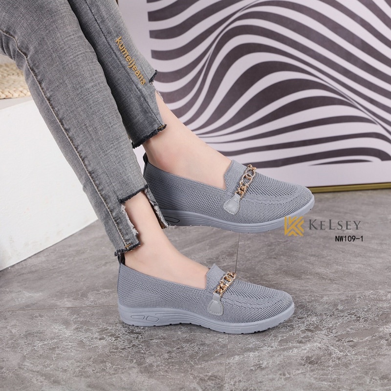 Sepatu Slip On Wanita 3cm Kelsey NW109-1