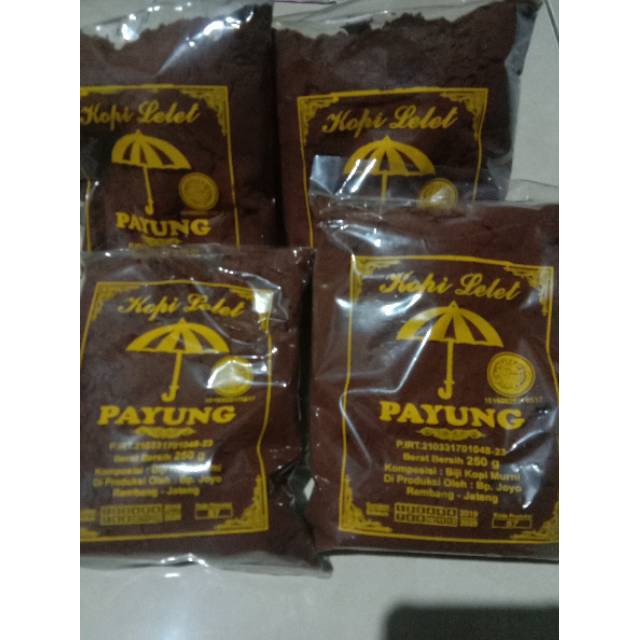 

kopi lelet lasem cap payung 250gr varian coklat