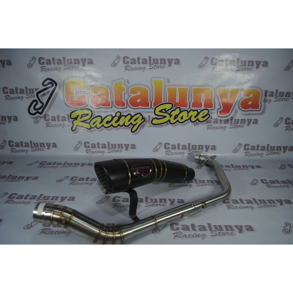 KNALPOT RACING R9 H2 BLACK + HEADER PULSAR 200 NS