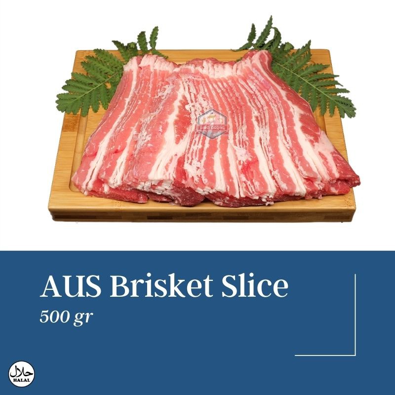 

Beef slice brisket AUS daging sapi brisket iris tipis 500 gr / AUS SHORTPLATE SLICE / yakiniku-shabu-teriyaki