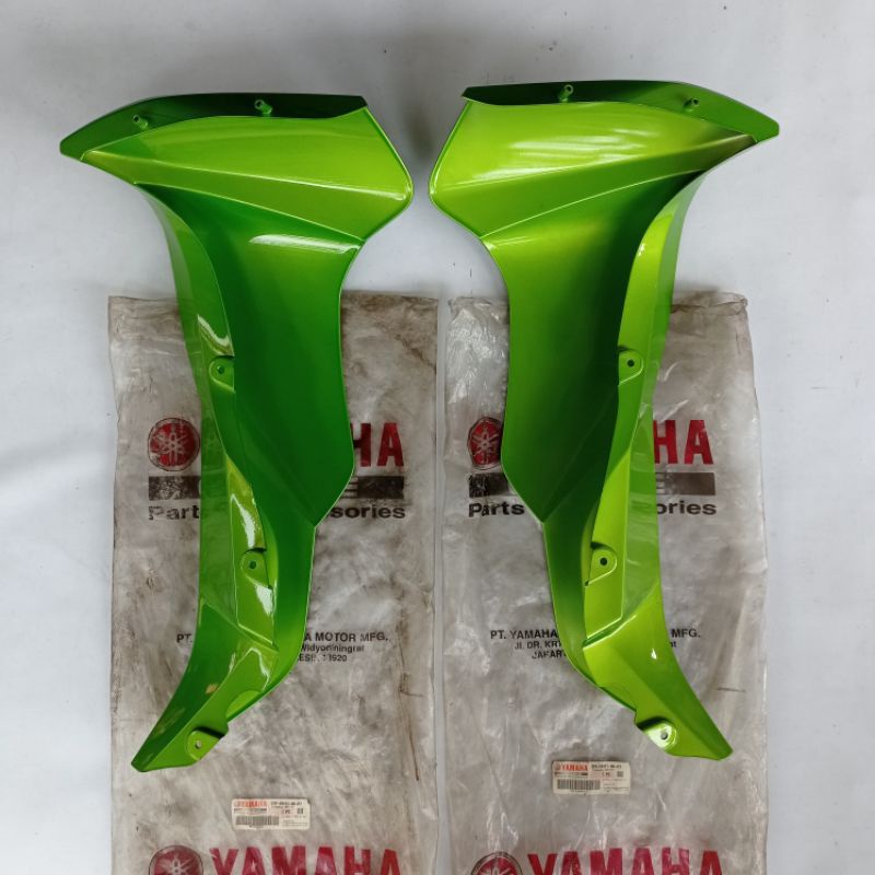 Cover sayap luar kanan kiri Yamaha Jupiter Z Burhan original Hijau