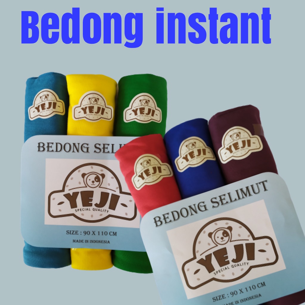 Bedong bayi multifungsi  isi 3 pcs size 90x 110m