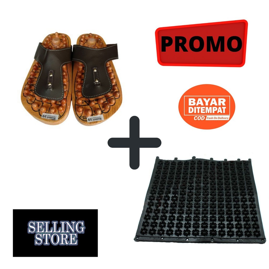 PAKET SEHAT SENDAL AKUPUNTUR DAN KARPET TERAPI / REMATIK REFLEXY