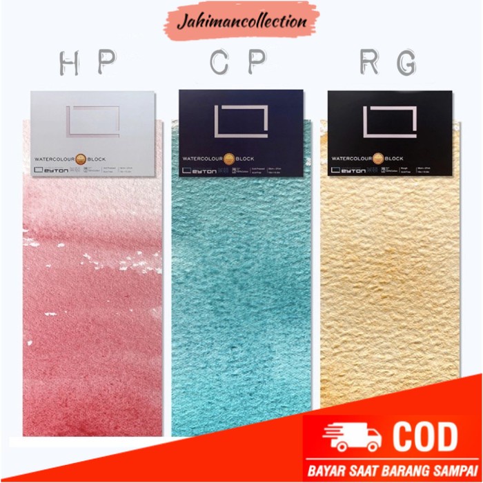 

✨ BISA COD ✨ Leyton Watercolor Paper 100% Cotton 300gsm (Loose Sheets) - 27 x 19,5cm, Cold Press