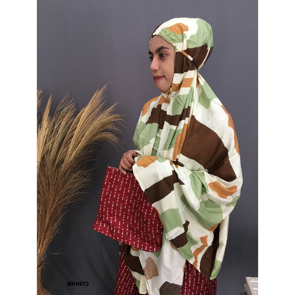 Mukena Bali Wanita Dewasa Standart Motif Kekinian Abstrak Lucu