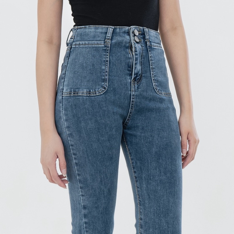 VIERLIN - Jeans 9420 - HIGH WAIST SKINNY JEANS WANITA