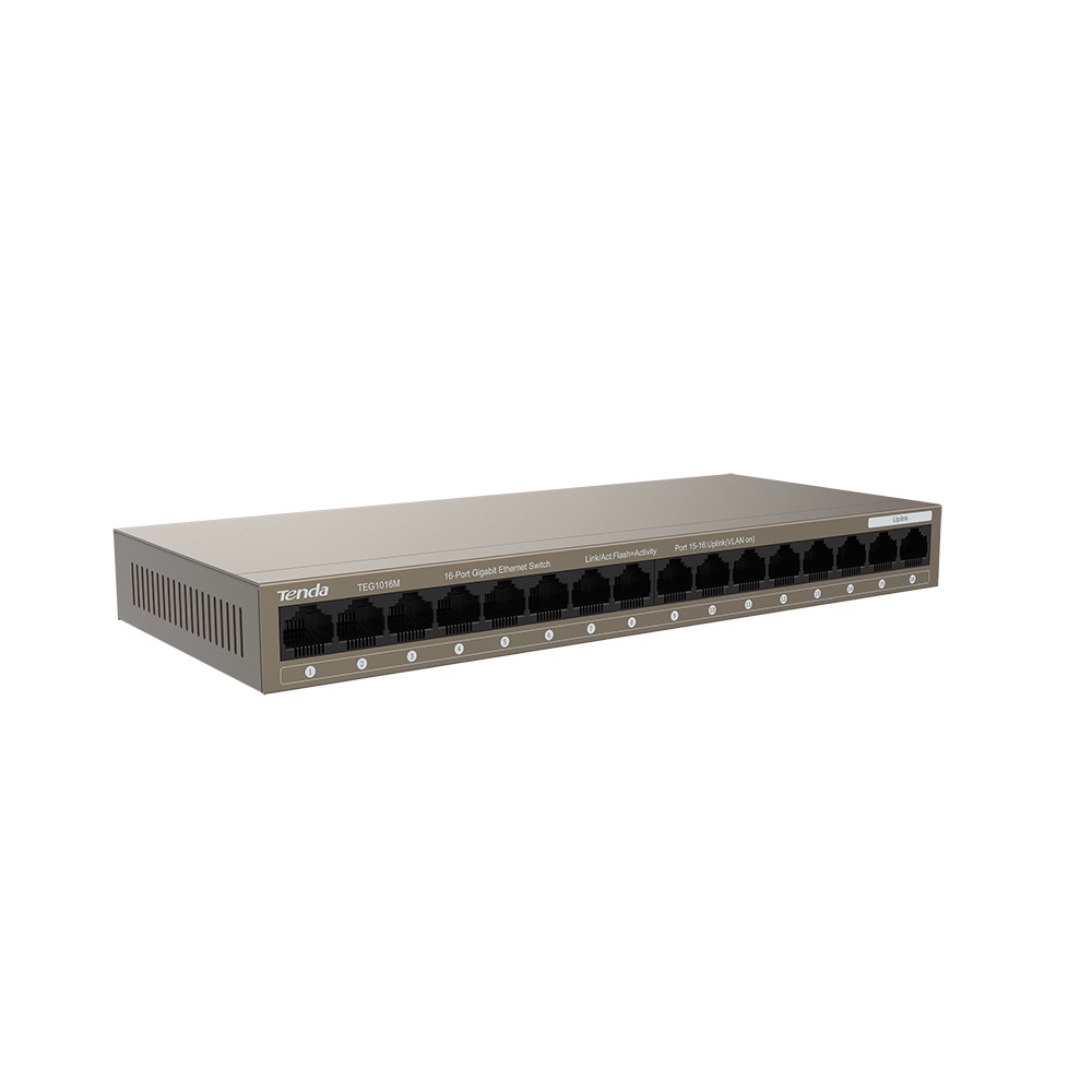 Tenda TEG1016M 16-Port Gigabit Ethernet Unmanaged Switch