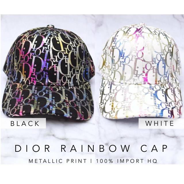 DIOR RAINBOW CAP / TOPI IMPORT / TOPI IMPORT MURAH
