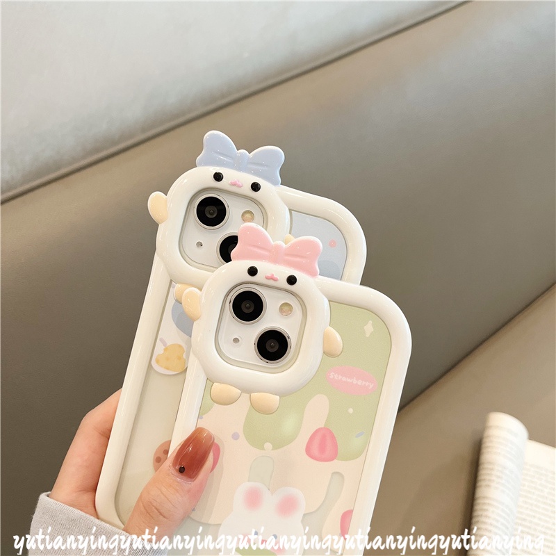Case Desain Kartun Beruang Kelinci Untuk Vivo Y35 Y22 Y15A Y12i Y20i Y15s Y01 Y12s Y20 Y11 Y15 Y12 Y33S Y50 Y21T Y21T Txa Y21S