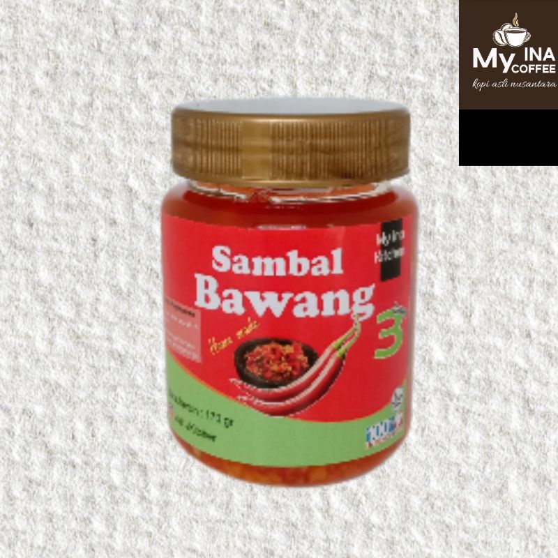 

Sambal Bawang level 3 (170gr), My Ina Kitchen