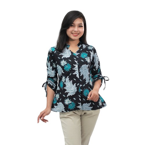 Atasan Batik Dolby S-M-L-XL-XXL-3L-4L-5L Tenun Sutra Tulis Halus Katun ATBM Baron ,Sarombit Atasan