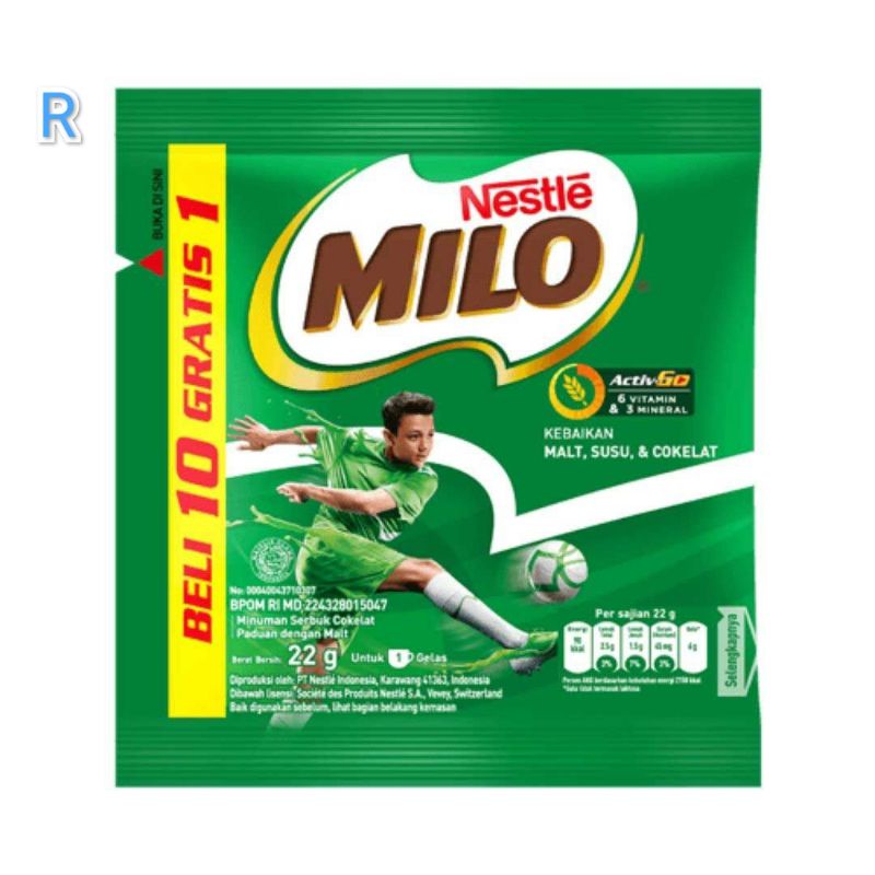 

milo renceng 22 gr isi 10+1