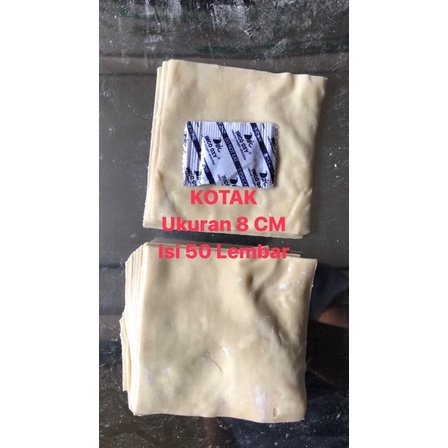 

Kulit Dimsum Diameter 8 CM Kotak Isi 50 Lembar