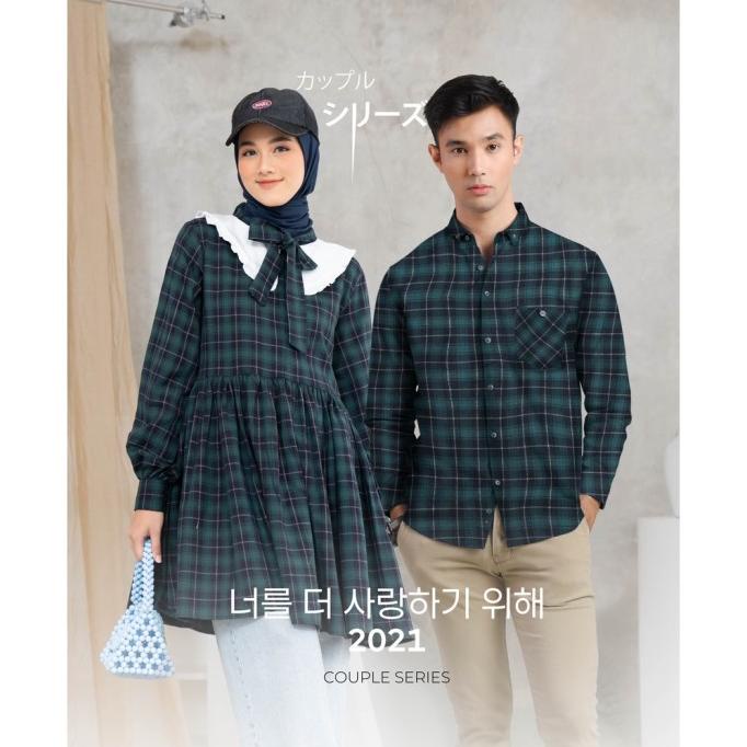 Dgm Fashion Kemeja Flanel Pria Lengan Panjang Keenan Flannel Couple Pr Vrenitaolshop
