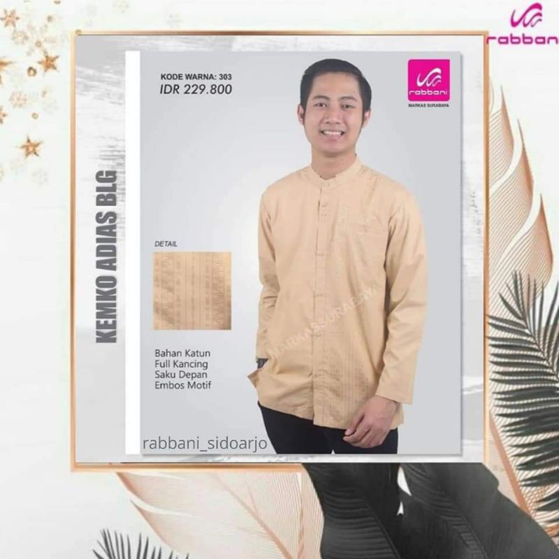 Kemko Adias XS - Kemeja Koko - Rabbani ORI