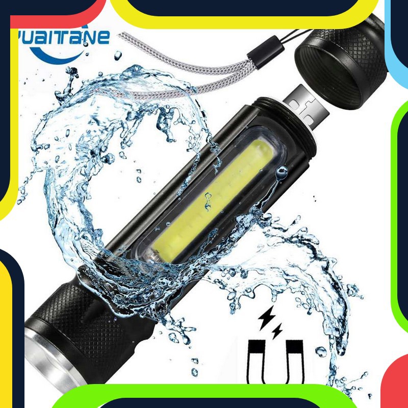 Bayar Ditempat TaffLED Senter LED Lantera USB T6 + COB 2300 Lumens - WY8106