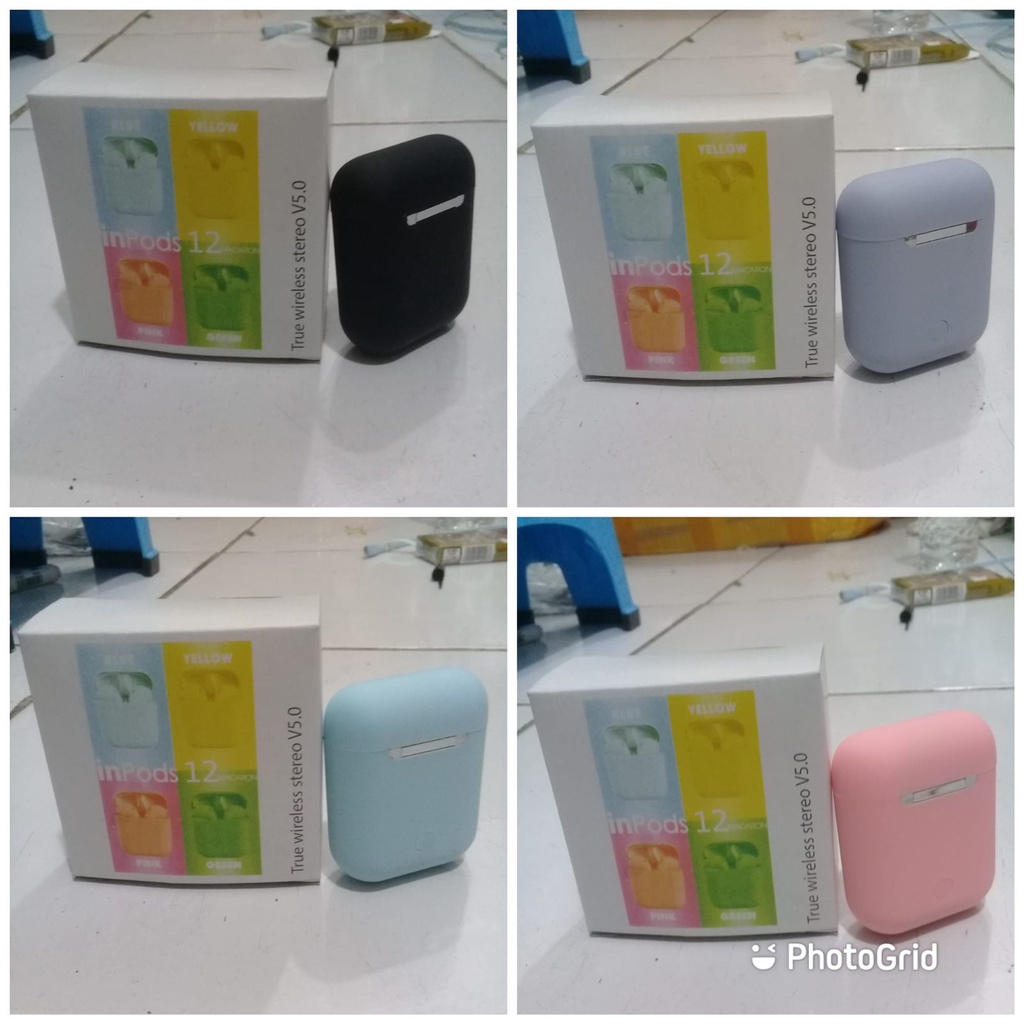 Inpods i12 Pro bluetooth wireless inpods i12 original Macaron Earphone Android IOS Bluetooth