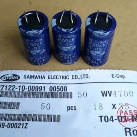 ELKO 4700UF 50V ELCO 4700 UF 50V BAGUS