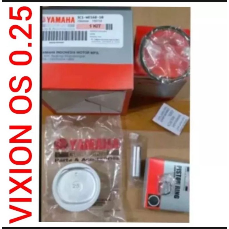 PISTON KIT YAMAHA VIXION OLD&NEW OS 2.5/size 25