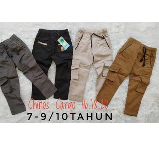  9 Celana  Chino Anak Cargo  468101114161820 1  10 Thn 