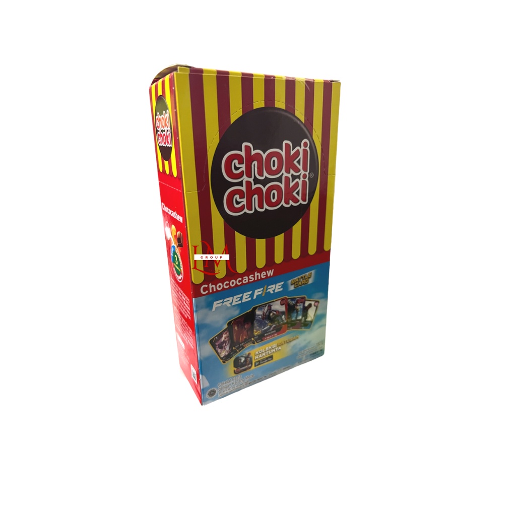 Choki Choki Cashew Cokelat 1 Pack Isi 20 pcs @10gr