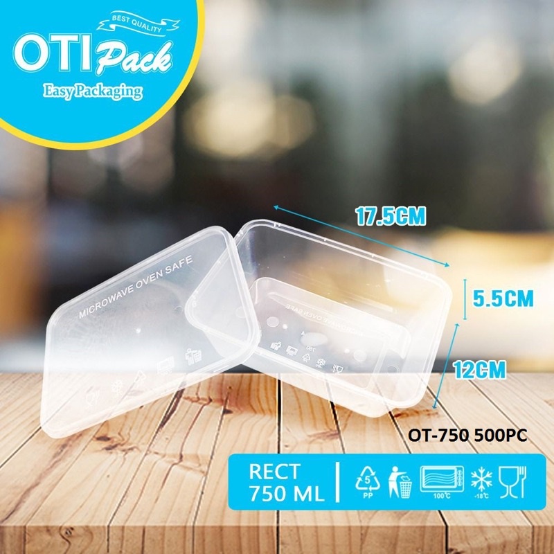 thinwall 750ml merk oti pack