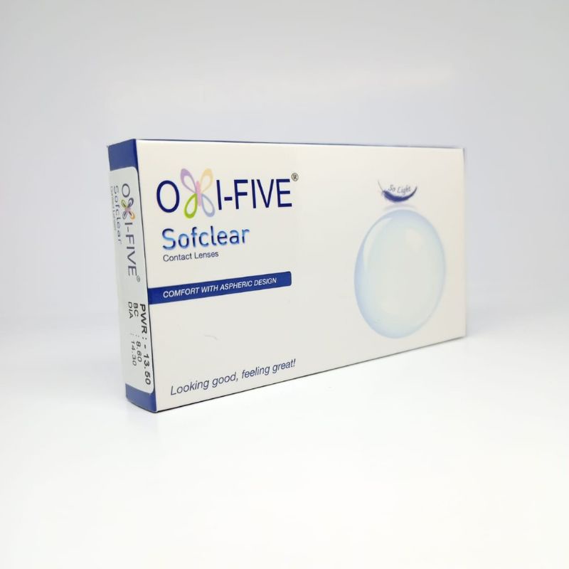 Softlens Oxi Five Bening Clear By Omega / Softlens Bening OXIFIVE Bulanan / softlens oxifive clear bening