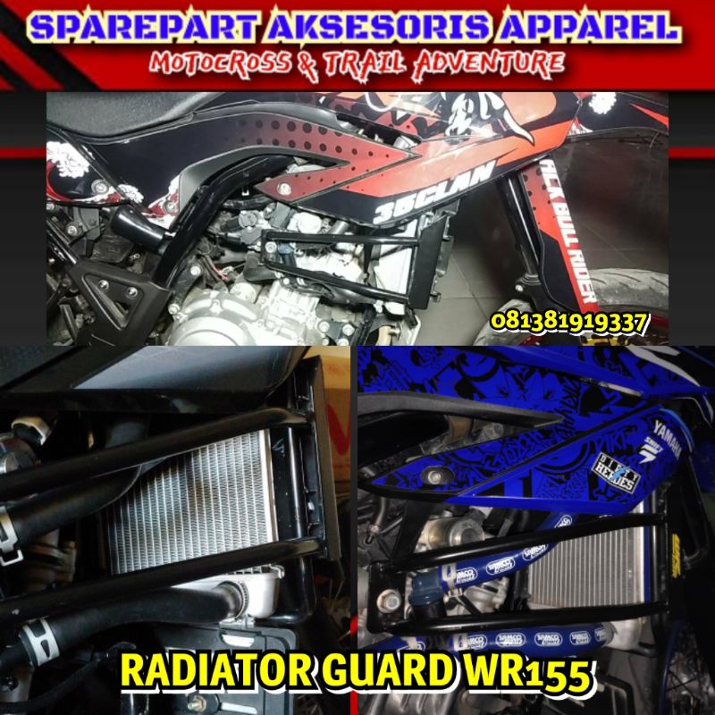 RADIATOR GUARD WR 155 PENAHAN RADIATOR PENGAMAN RADIATOR WR  155
