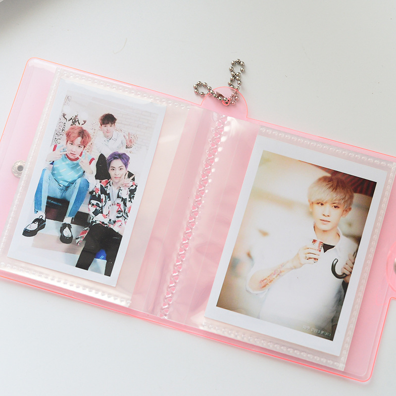 Tempat Photocard Album Foto Glitter Jelly 36kantong Untuk Foto 3inch