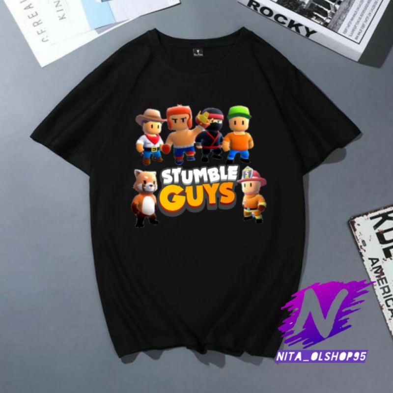 stumble guys kaos anak stumble guys baju kaos anak dan dewasa