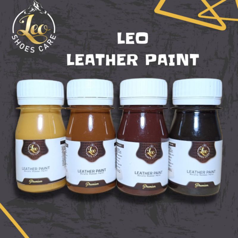 Cat Sepatu Kulit Leo Leather Paint - Cat Tas Midsole Rubber Boost Jok Jaket Sofa