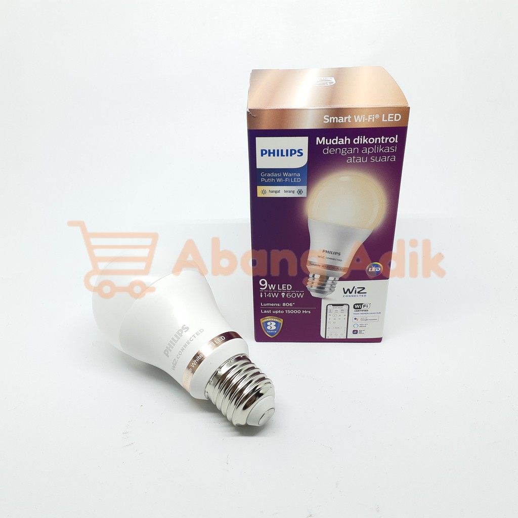 Philips Smart Wi Fi LED 9W Tunable WiFi 9 watt W resmi original Wiz