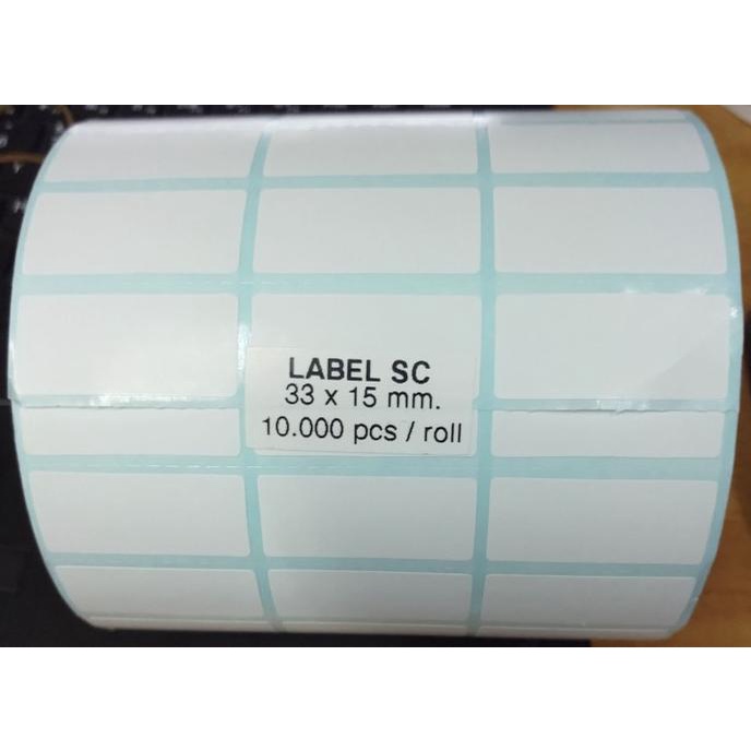 

KERTAS STICKER LABEL BARCODE SC 33X15 3 BARIS ISI 10 RB Star Seller Termurah