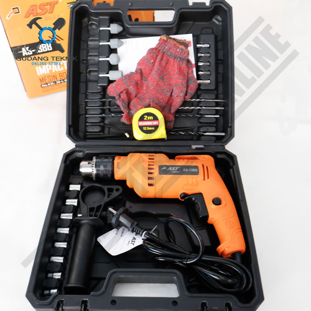 AST AS-13BB / Mesin Bor Tangan 13mm AST AS13BB Mesin Bor Impact Drill AST AS 13BB