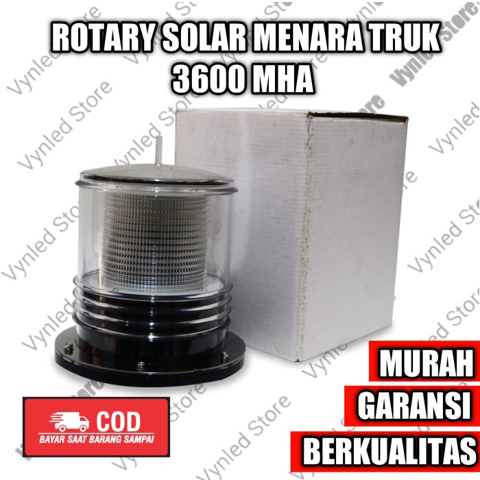 ROTARI ROTARY SOLAR MENARA STROBO LAMPU TRUK