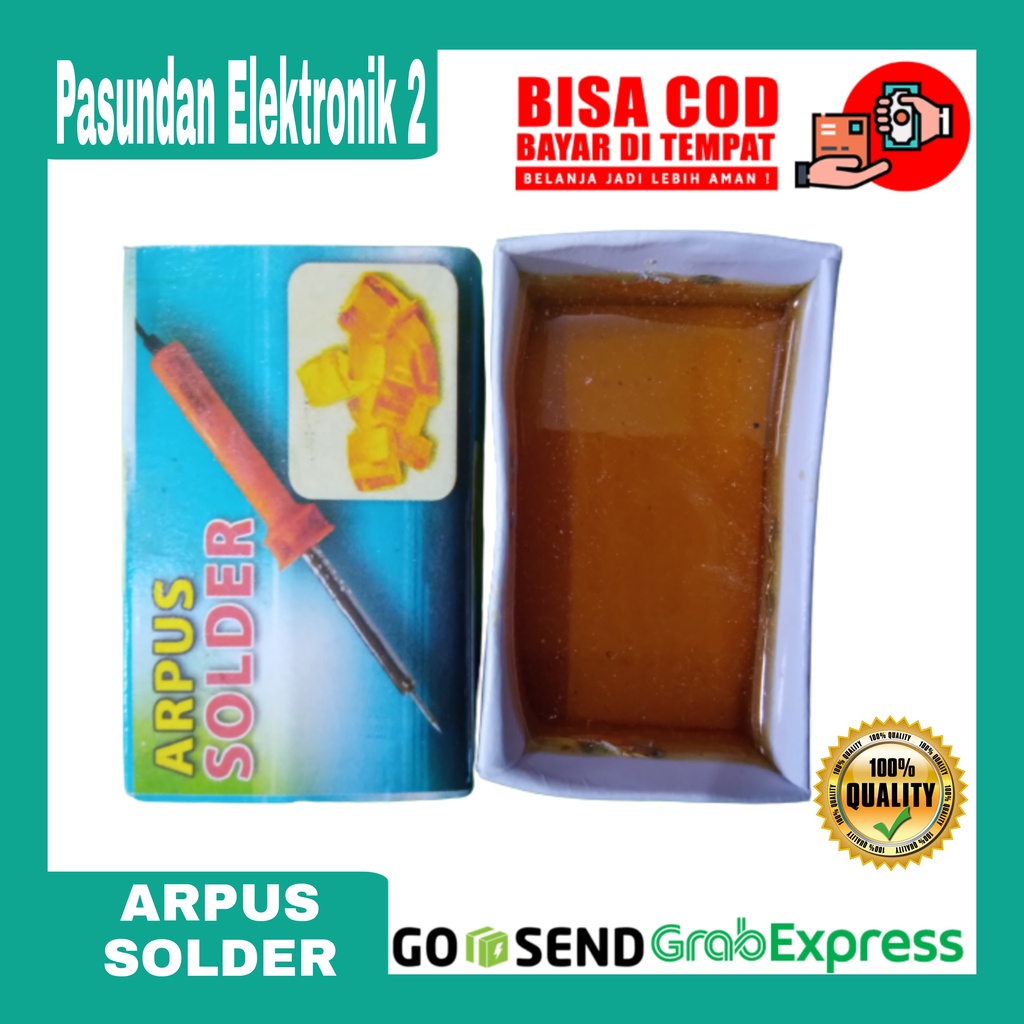 Arpus solder / Gondorukem / siongkak / pasta solder padat